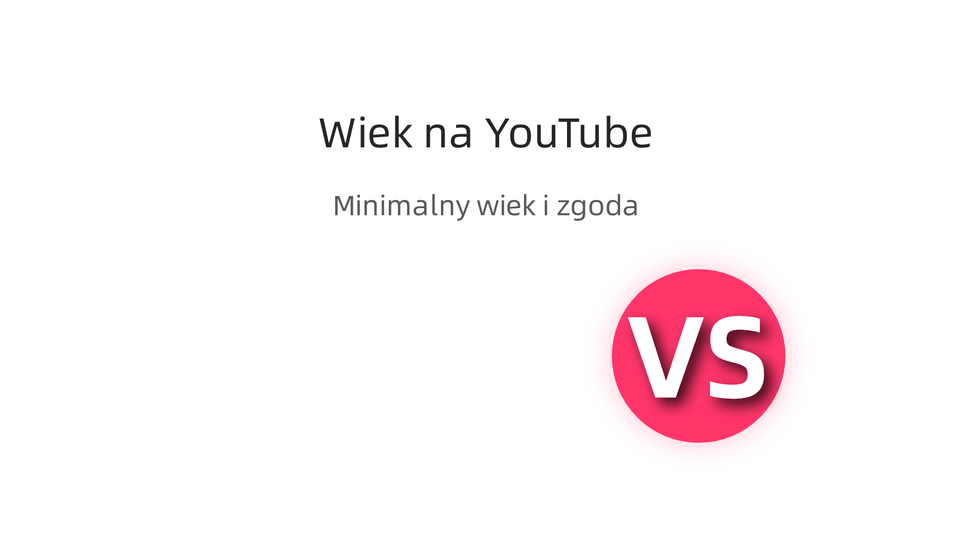 Schemat przedstawiający minimalne wymagania wiekowe do założenia konta na YouTube oraz potrzebę zgody rodzica dla nastolatków.